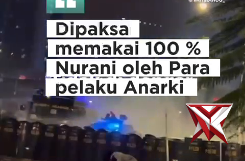 Dipaksa memakai 100% nurani