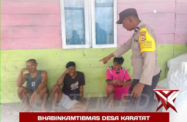 Bhabinkamtibmas Desa karatat