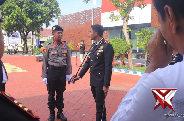 LATIHAN PEDANG PORA POLRES NGAWI