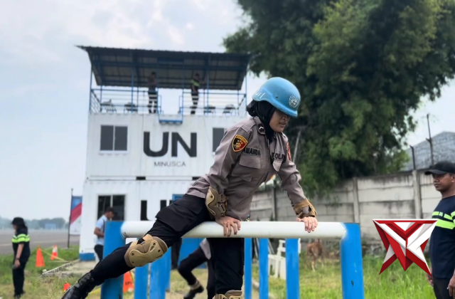 Halang Rintang Seleksi Polwan FPU 6 Minusca