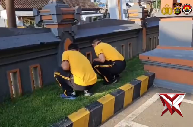 World Clean Up Polres Badung