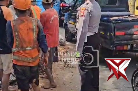 Pengaturan Lalin Satlantas Polsek Cimanggis