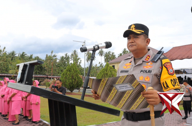 UPACARA SERTIJAB POLRES PARIGI MOUTONG
