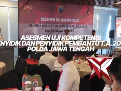 Ditreskrimum Polda Jawa Tengah Melaksanakan Asesmen Uji Kompetensi Penyidik dan Penyidik Pembantu - PoliceTube