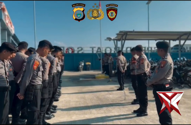 AKSI BERSIH BERSIH PERSONEL SAMAPTA POLDA MALUT - PoliceTube