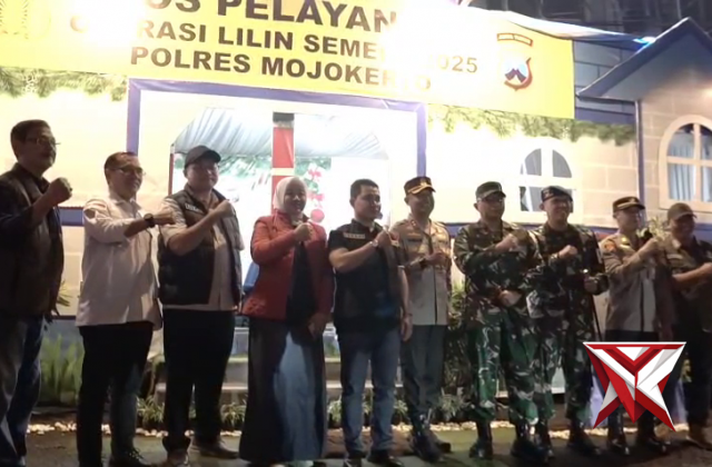 Forkopimda Mojokerto melaksanakan kunjungan dan pemantauan Malam Tahun Baru 2026