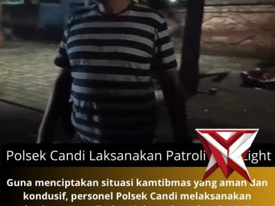 Polsek Candi Patroli Blue Light - PoliceTube