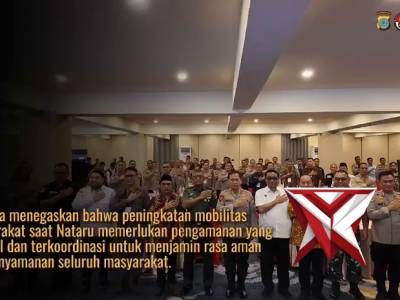 Polda Sulteng menggelar Rakor Lintas Sektoral tingkat Provinsi dalam kesiapan pengamanan nataru - PoliceTube