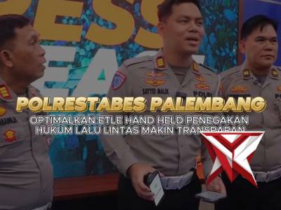 Polrestabes Palembang Optimalkan ETLE Hand Held, Penegakan Hukum Lalu Lintas Makin Transparan - PoliceTube