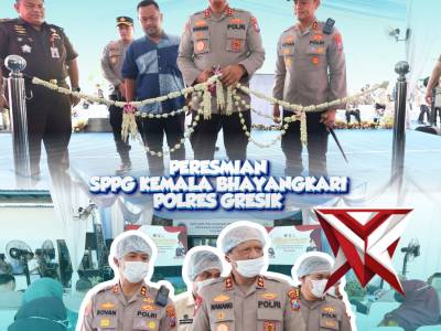 Peresmian SPPG Kemala Bhayangkari Polres Gresik - PoliceTube