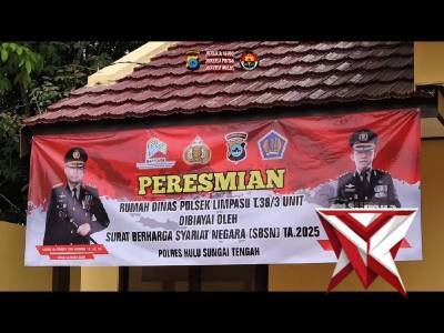 Peresmian Polsek Limpasu - PoliceTube