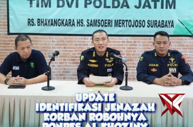 UPTADE IDENTIFIKASI JENAZAH KORBAN ROBOHNYA PONDOK PESANTREN AL KHOZINY SIDOARJO - PoliceTube