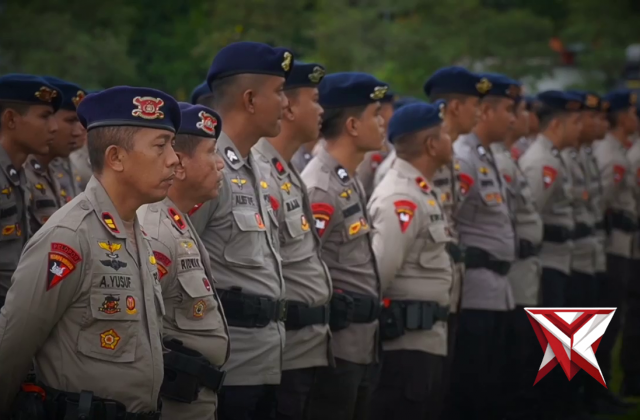APEL KESIAPAN ANTISIPASI BENCANA BANJIR DI WILKUM POLDA RIAU
