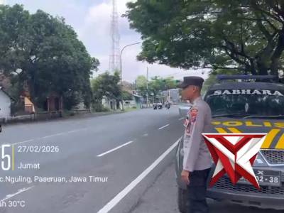 Patroli Bluelight Polsek Nguling