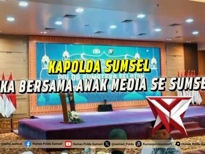 Gelar buka bersama awak media, Kapolda Sumsel tegaskan kemitraan strategis