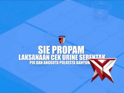 Cek Urin Oleh Sie Propam Polresta Banyumas - PoliceTube