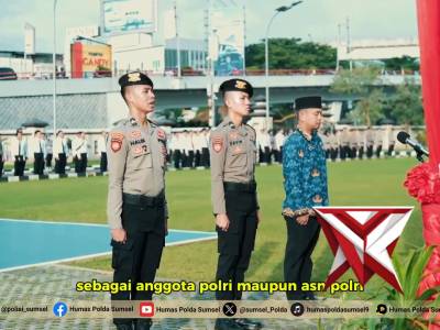 Kapolda Sumsel Irjen Pol. Dr. Sandi Nugroho, S.I.K., S.H., M.Hum Pimpin Upacara Hari Kesadaran Nasio - PoliceTube