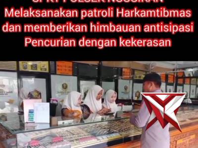 POLSEK NGUSIKAN ANTISIPASI 3C - PoliceTube
