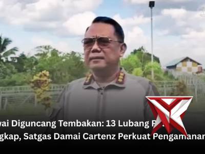 Korowai Diguncang Tembakan: 13 Lubang Peluru Terungkap, Satgas Damai Cartenz Perkuat Pengamanan - PoliceTube
