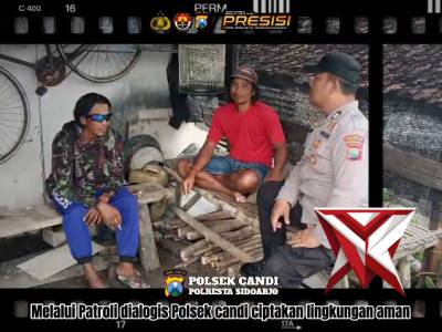 Melalui Patroli Dialogos Polsek Candi ciptakan limgkungan Aman - PoliceTube