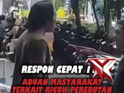 RESPON CEPAT 110 TERKAIT RICUH PEREBUTAN LAHAN PARKIR DI PASAR - PoliceTube
