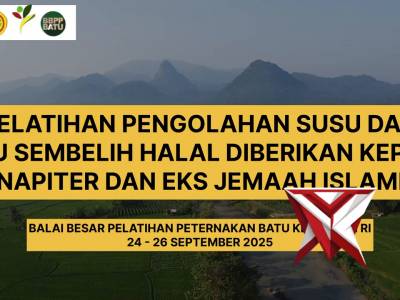Kolaborasi Densus 88 dan Kementan, Eks Napiter Ikuti Pelatihan Sembelih Halal dan Susu