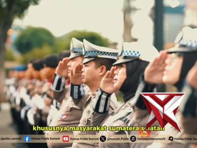 Kapolda Sumsel Irjen Pol. Dr. Sandi Nugroho, S.I.K., S.H., M.Hum Pimpin Upacara Hari Kesadaran - PoliceTube