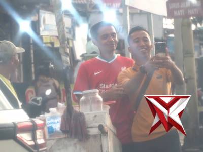 Kapolres Rokan Hulu Menyempatkan Waktu Untuk Olahraga dan Menyapa Masyarakat