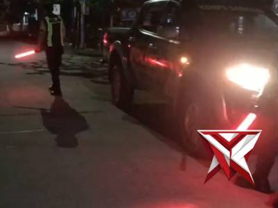 Personil Polsek Lembeyan laksanakan patroli Blue light cegah balap liar dan 3C - PoliceTube