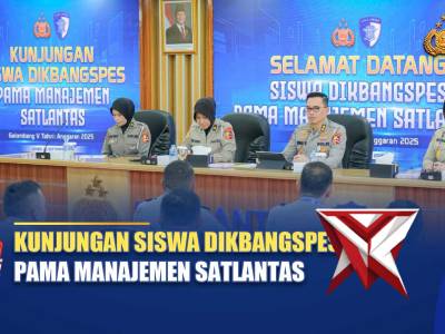 KUNJUNGAN SISWA DIKBANGSPES PAMA MANAJEMEN SATLANTAS GELOMBANG V T.A 2025/2026 | NTMC POLRI