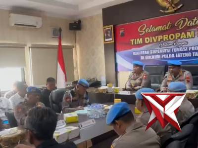 Supervisi Fungsi Propam Yang dilaksanakan Oleh Bidpropam Polda Jateng