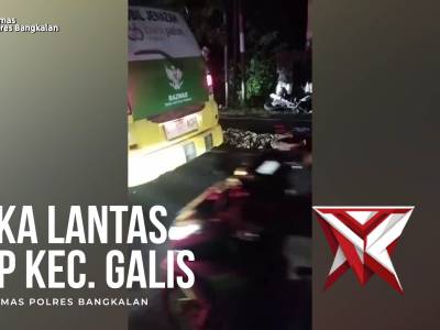 PENYAMPAIAN PERISTIWA LAKA LANTAS TKP KEC. GALIS KAB. BANGKALAN OLEH KASIHUMAS POLRES BANGKALAN - PoliceTube