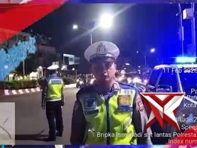 Cegah Kemacetan dan 3C, Satlantas Polresta Bengkulu Gelar Blue Light Malam Hari Satlantas Polresta - PoliceTube