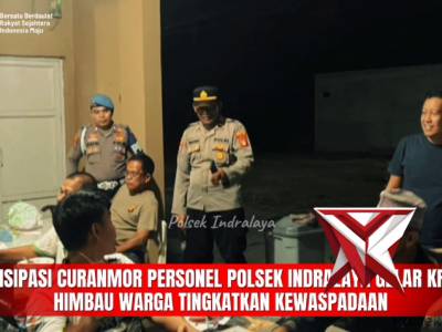 Antisipasi curanmor polsek indralaya tingkatkan kryd - PoliceTube