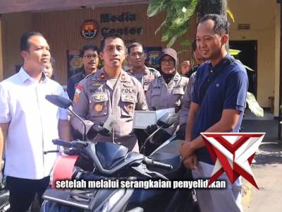 PENGEMBALIAN MOTOR KORBAN CURANMOR - PoliceTube