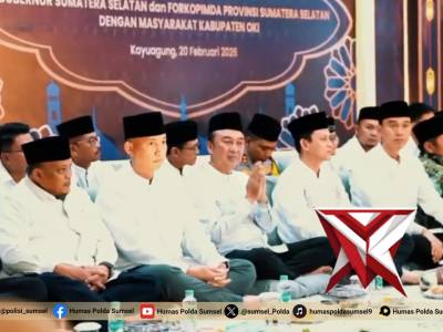 Safari Ramadan di OKI, Kapolda Sumsel Instruksikan Personel Optimalkan Pelayanan Publik - PoliceTube