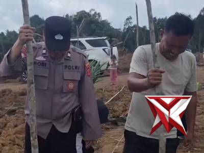 Penanaman bibit jagung - PoliceTube