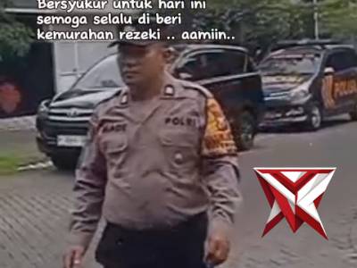 Anggota samapta Polsek Waru sambang perumahan Taman Wisata Tropodo