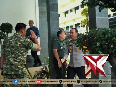 Lawatan Kapolda Sumsel ke Markas Komando Daerah Militer II / Sriwijaya