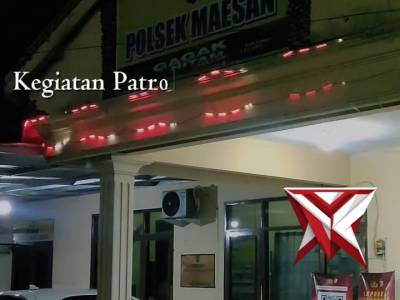 POLSEK MAESAN PATROLI GABUNGAN - PoliceTube
