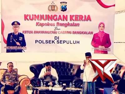 Kapolres Bangkalan AKBP Wibowo, S.I.K., M.H. bersama PJU Polres Bangkalan Melaksanakan Kunjungan Ker - PoliceTube