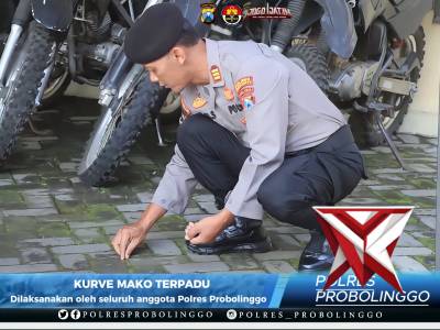 Polres Probolinggo laksanakan korve di mako polres - PoliceTube