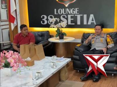 Kapolres Magetan menerima audiensi komunitas Vespa Bersatu