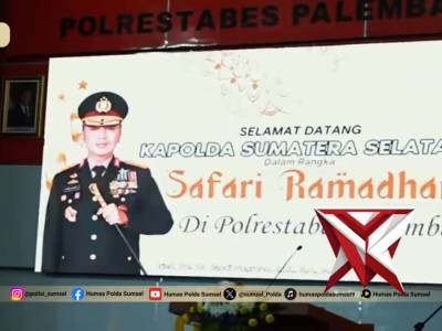 Safari Ramadhan Kapolda Sumsel di Polrestabes Palembang Perkuat Kamtibmas Kota Palembang - PoliceTube