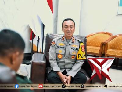 Kapolda Sumsel Laksanakan Lawatan Kerja ke Pangdam II/Sriwijaya Perkuat Sinergitas TNI-Polri