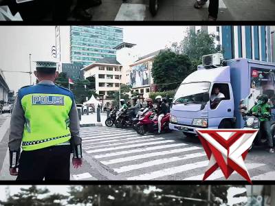 Kapolri & PJU Mabes Polri Turun ke Jalan, Sapa Masyarakat Bersama Insan Pers