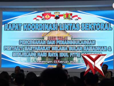 Rakor Lintas Sektoral Digelar, Polres Pekalongan Fokus Tekan Penyakit Masyarakat