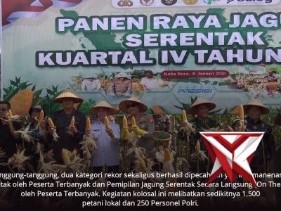 Panen Raya Jaung Kuartal IV 2025, Polda Kalbar Mendapatkan Rekor Muri - PoliceTube