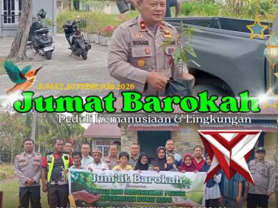 Jumat Barokah Polsek Bukit Batu - PoliceTube