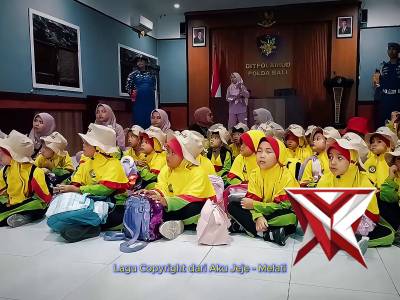 Siswa RA Baitul Amin Kenali Dunia Bahari Bersama Ditpolairud Polda Bali - PoliceTube